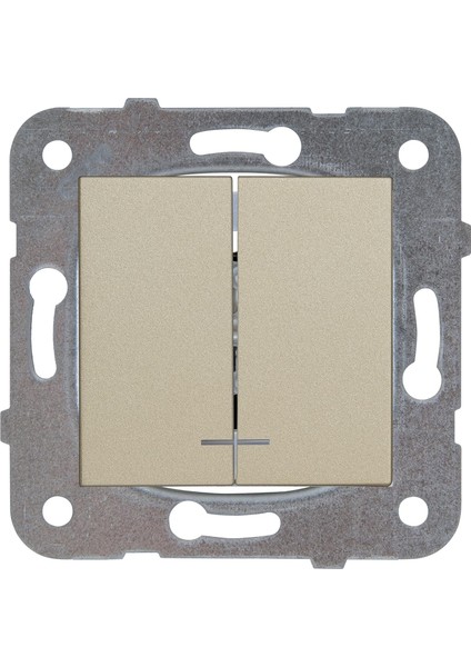 Novella Işik Komütatör Mekanizma+Düğme Kapak Çabuk Bağlanti Çarpma Karşıtı Çocuk Korumalı