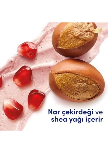 Dove Vücut Peelingi Nar Çekirdeği ve Shea Yağı 225ML Beyaz
