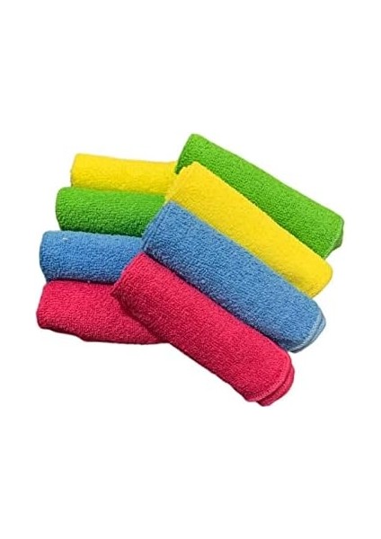 Temizlik Bezi 8'li Çok Amaçlı Iz Bırakmaz Ilbays Temizlik Bez - Renkli Oto Kurulama Bezleri - Mutfak Bezi - Leke Bırakmaz Bulaşık Kurulama Bezi modelleri