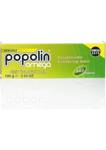 Popolin Omega Pişik Kremi 100 G