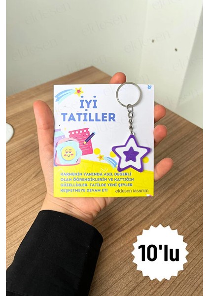 10 Adet Anahtarlık Okul Mezuniyet Hediyesi Karne Hediyesi Doğum Günü Hediyesi