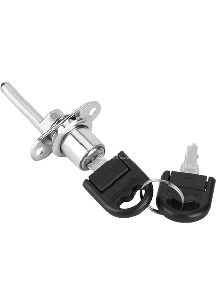 Canex Merkezi Çekmece Kilidi, 19 mm, Çubuksuz, Gövde, Krom Kaplama, Ofis, Ev, Mobilya, Dolap, Etajer Kilidi, Yedek Anahtarlı (19 Mm)