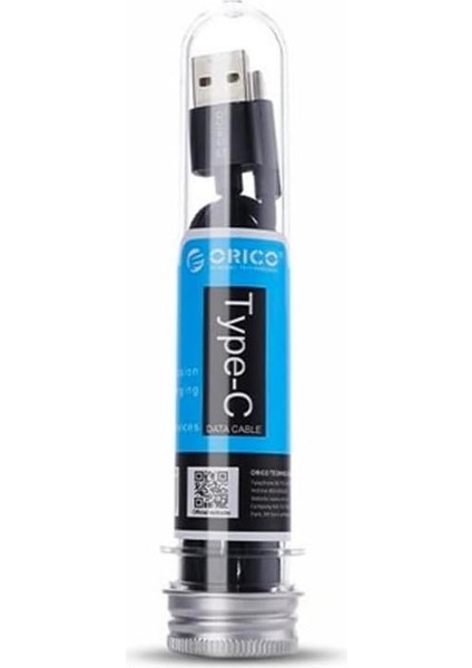 USB To Type-C 3A Örgülü ve Şarj Kablosu 1 Metre Siyah