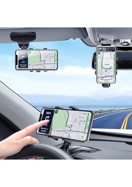 Telefon Tutucu Torpido Üstü Numaratörlü 360 Derece modelleri