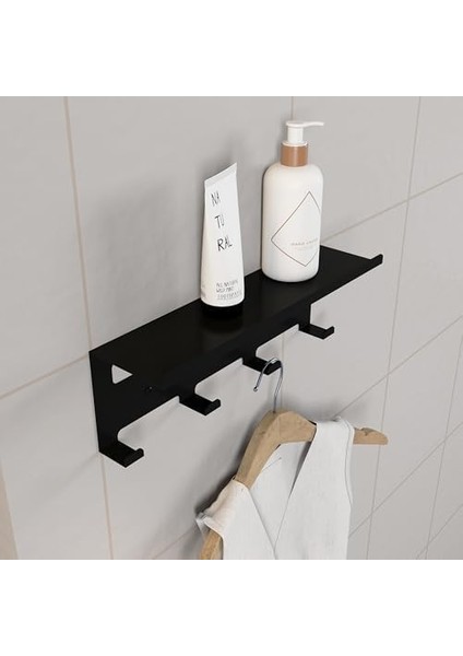 Metal Duvar Rafı ve Askılık - Çok Amaçlı Askı Aparatatı -, Mutfak, Giyinme Odası, Kiler ve Oda Kapı Arkaları Için Uygun fiyatları