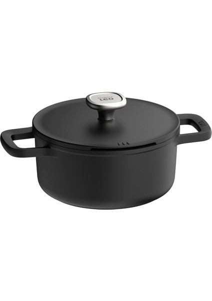 Leo Phantom Yapışmaz Kapaklı Güveç 20 cm