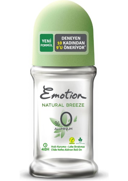 Emotıon Natural Breeze Roll On, 50 Mililitre