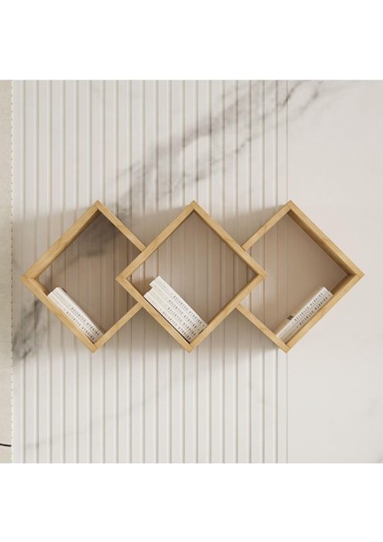 Duvar Rafı Safir Meşe