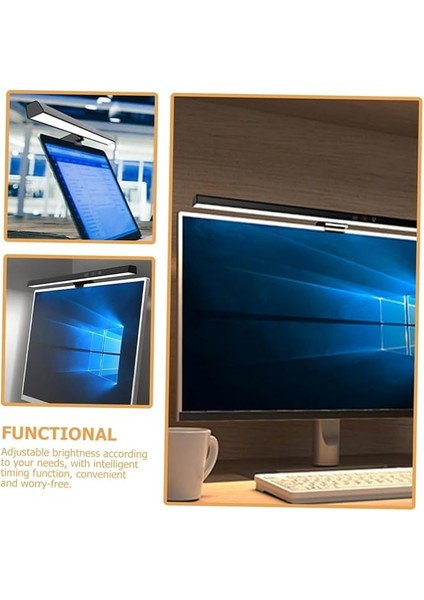 Monitör Işığı, 3 Renk Sıcaklığı (3000K-6500K), Göz Korumalı, Yansımasız, USB Bilgisayar Ekran Lambası 30CM fırsatları