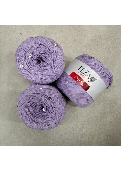 Dior Fantezi Pullu El Örgü Ipliği, 100 Gr, 310 M