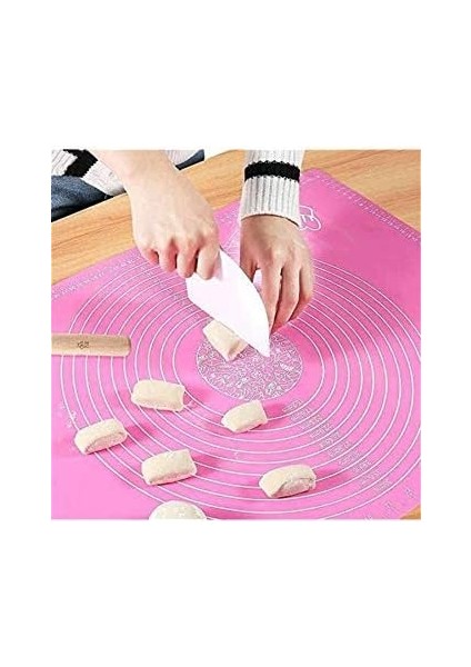 001 Büyük Boy Silikon Hamur Açma Matı 60X45 cm fiyatları