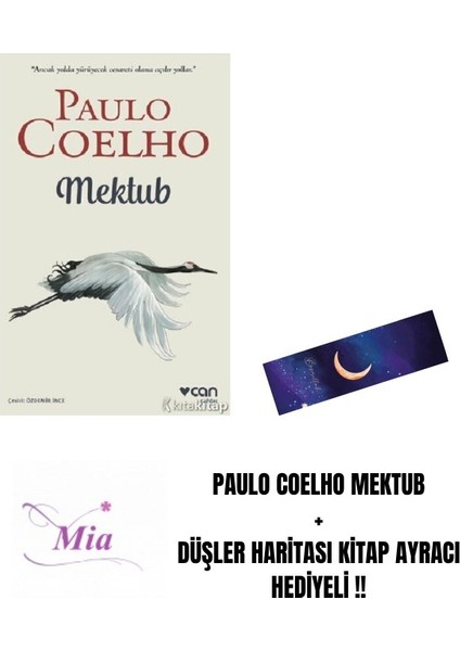 Paulo Coelho Mektub + Düşler Haritası Kitap Ayracı Hediyeli !!
