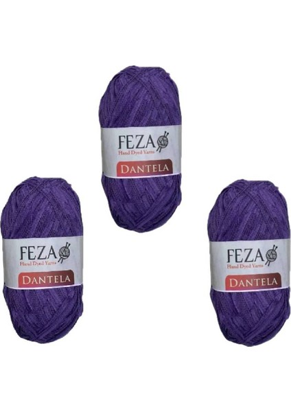 Kendinden Desenli Iplikdantela El Örgü Ipliği, 50 Gr, 200 M (3ADET)