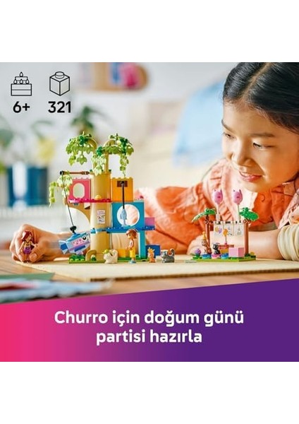 Kedi Doğum Günü Partisi ve Ağaç Ev 42666 - 6 Yaş ve Üzeri Hayvansever Çocuklar Için Yaratıcı Oyuncak Yapım Seti, Doğum Günü ve Özel Gün Hediye Fikri (321 Parça) fiyatları