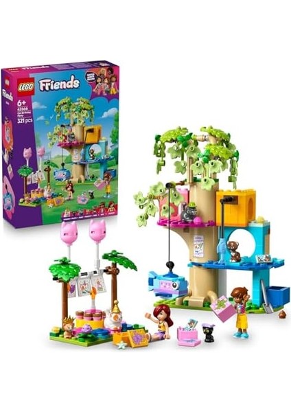 Kedi Doğum Günü Partisi ve Ağaç Ev 42666 - 6 Yaş ve Üzeri Hayvansever Çocuklar Için Yaratıcı Oyuncak Yapım Seti, Doğum Günü ve Özel Gün Hediye Fikri (321 Parça) modelleri