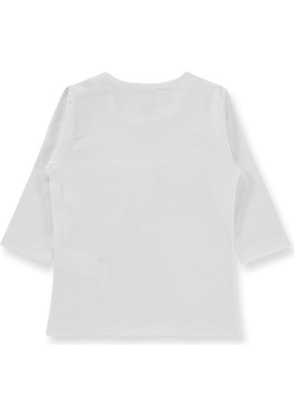 Civil Baby Önü Parçalı 6-18 Ay Kız Tek Üst - Beyaz 18-24 Ay fiyatları