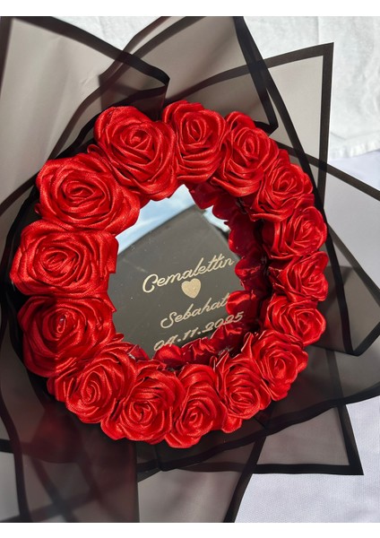 Aynalı Ledli Isteme Çiçeği-Kişiye Özel Tasarım(Ayna Yazılı) fırsatları