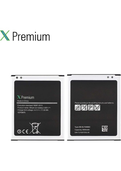 Xpremium Samsung J4 SM-J400F Uyumlu Batarya Pil Süper Yüksek Kalite 2700 Mah EB-BJ700BBC fırsatları