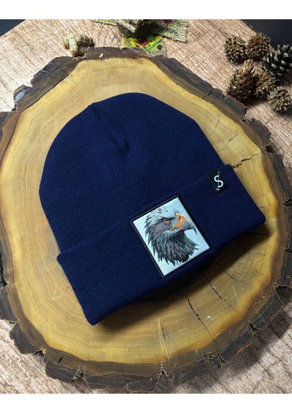 Erkek Kadın Unisex Bere Kışlık Şapka – Kışlık Kalın Triko Kartal Hayvan Figürlü Şık Bere fiyatları