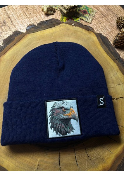 Erkek Kadın Unisex Bere Kışlık Şapka – Kışlık Kalın Triko Kartal Hayvan Figürlü Şık Bere indirimleri