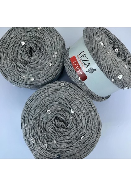 Dior Fantezi Pullu El Örgü Ipliği, 100 Gr, 310 M