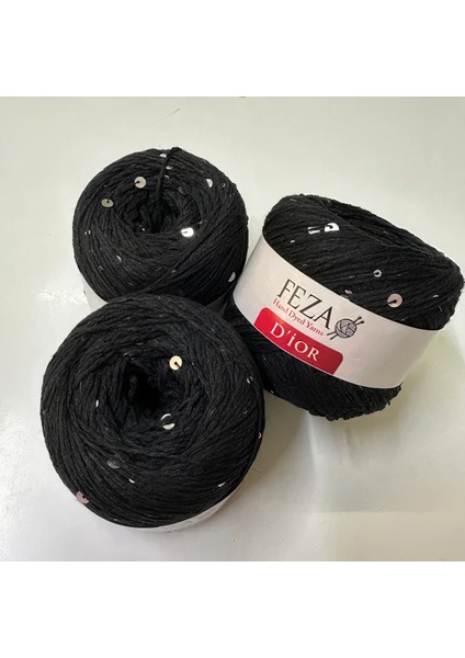 Dior Fantezi Pullu El Örgü Ipliği, 100 Gr, 310 M