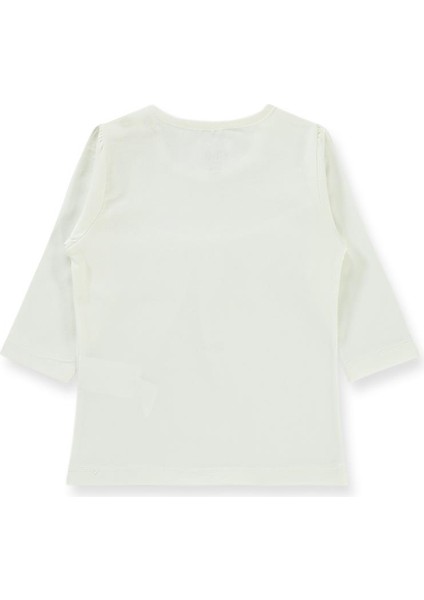 Civil Baby Önü Parçalı 6-18 Ay Kız Tek Üst - Ekru 12-18 Ay fiyatları