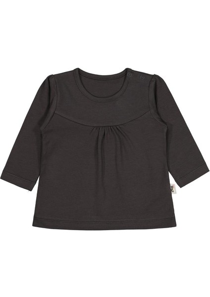 Civil Baby Önü Parçalı 6-18 Ay Kız Tek Üst - Gri 12-18 Ay fiyatları