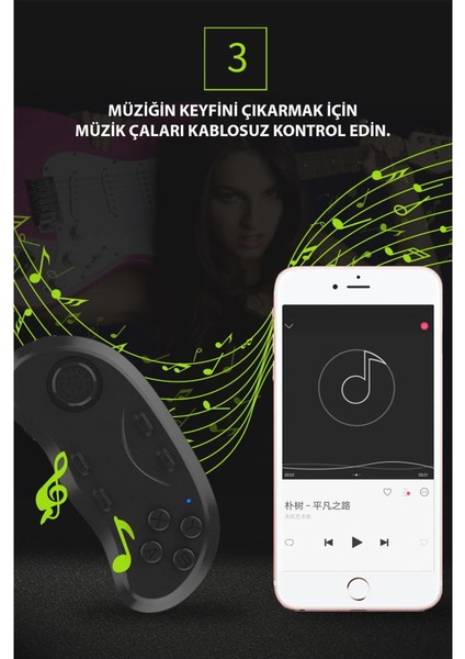 Shinecon SC-B01 Sanal Gerçeklik Gözlüğü Kumandası - Siyah fırsatları