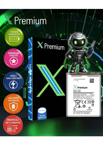 Xpremium Samsung A70S Uyumlu Batarya Pil Süper Yüksek Kalite 4500 Mah EB-BA705ABU
