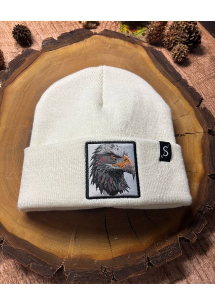 Erkek Kadın Unisex Bere Kışlık Şapka – Kışlık Kalın Triko Kartal Hayvan Figürlü Şık Bere fiyatları