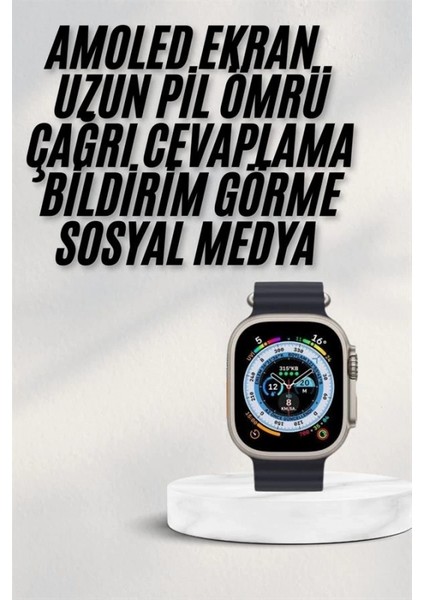 2025 Yeni Model Akıllı Saat Android ve Ios Uyumlu Çağrı Cevaplama