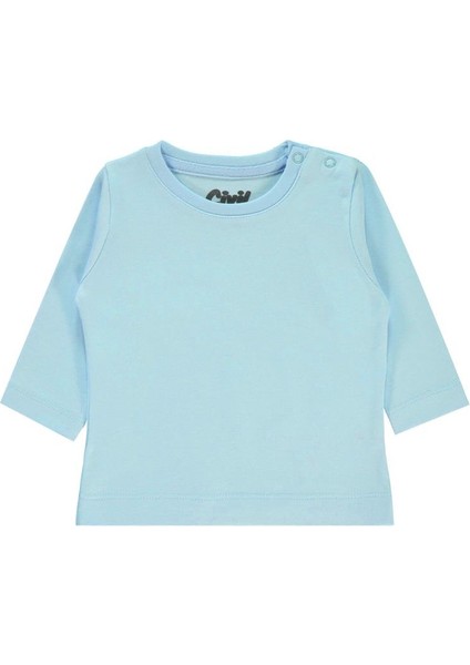 Civil Baby Bebek Penye Sweatshirt 12-24 Ay - Mavi 18-24 Ay