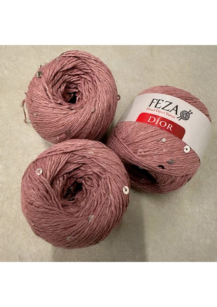 Dior Fantezi Pullu El Örgü Ipliği, 100 Gr, 310 M