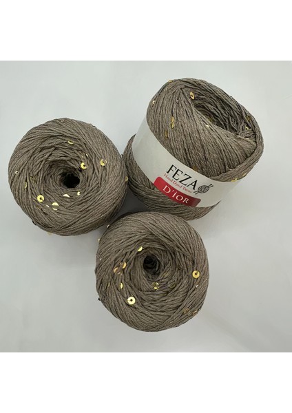 Dior Fantezi Pullu El Örgü Ipliği, 100 Gr, 310 M
