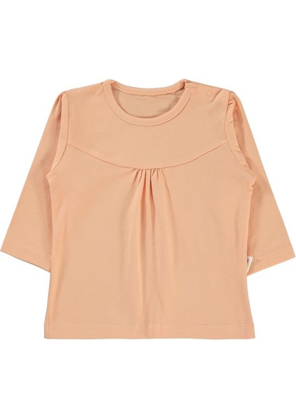 Civil Baby Önü Parçalı 6-18 Ay Kız Tek Üst - Pudra 12-18 Ay fiyatları