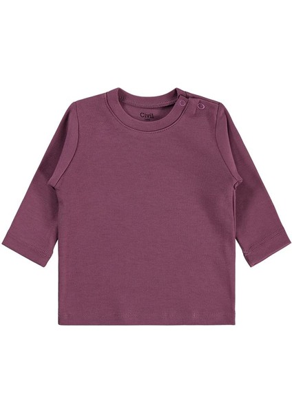 Civil Baby Bebek Penye Sweatshirt 12-24 Ay - Lila 12-18 Ay fiyatları