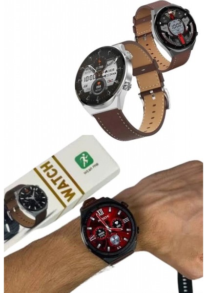 Akıllı Saat Çelik Kordon Çağrı Cevaplama Amoled Ekran Titreşimli Uyku ve Sağlık Takibi fırsatları