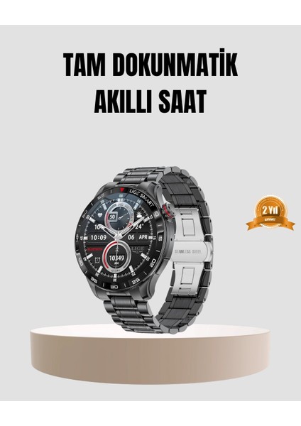 100MAH Şarjlı Akıllı Saat – Mesaj Bildirimi, Müzik Kontrolü ve Ergonomik Tasarım