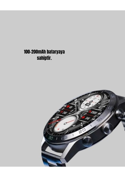 100MAH Şarjlı Akıllı Saat – Mesaj Bildirimi, Müzik Kontrolü ve Ergonomik Tasarım indirimleri