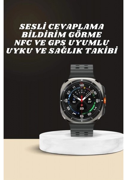 Akıllı Saat Amoled Ekran Bluetooth Bağlantılı Sağlık Takibi Gps Uyumlu