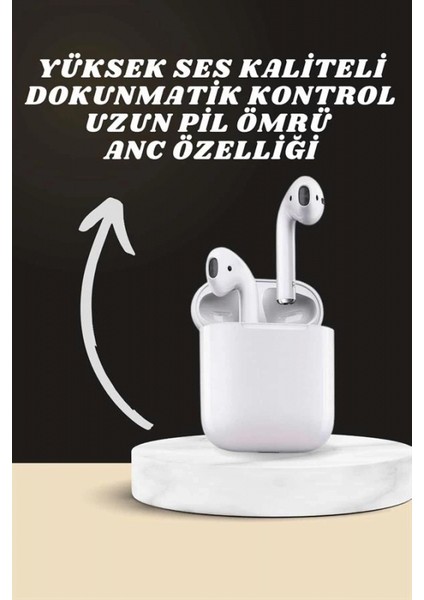 7 Kordonlu Akıllı Saat ve 2.nesil Kulaklık Yüksek Ses Kaliteli Uzun Pil Ömrü
