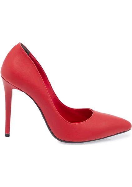 Kırmızı Vegan Kadın Stiletto - K24I1AY67462-Q4A