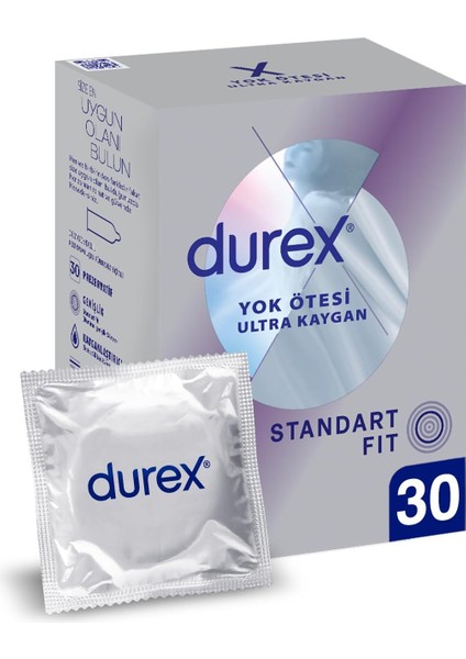 Durex Yok Ötesi Ultra Kaygan Ince Prezervatif 30'lu