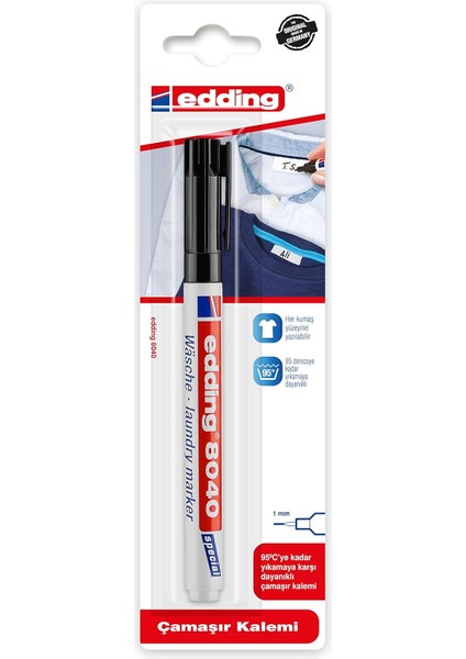 Turkey ED8040B101 8040 Çamaşır Siyah