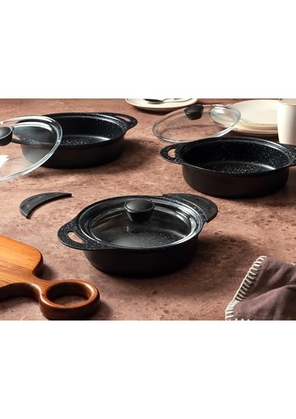 Anolon Siyah Sahan Takımı 6 Parça fiyatları