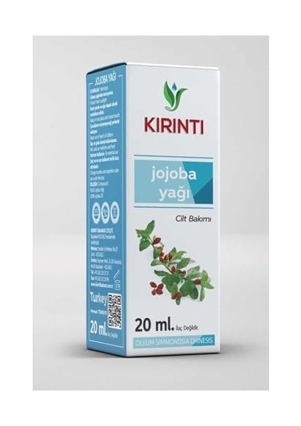Kırıntı 2000 Jojoba Yağı 20 ml