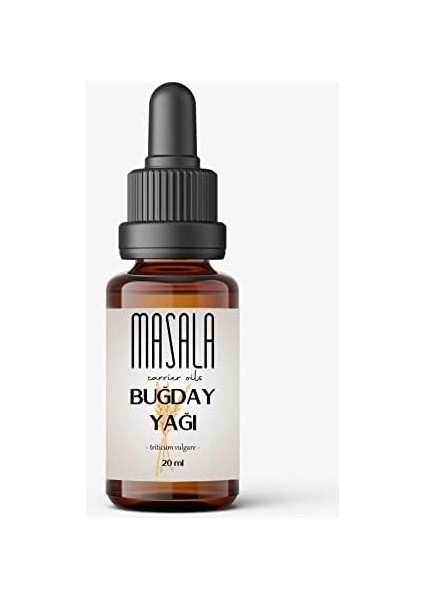 Masala Buğday Yağı 20 Ml. Soğuk Pres (Wheat Carrier Oil)