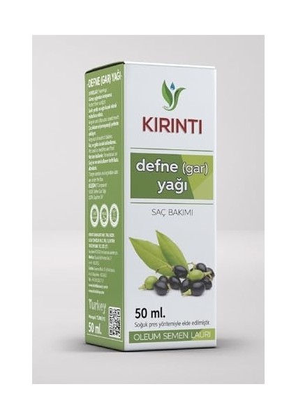 Kırıntı 2000 Defne (Gar) Yağı 50 ml