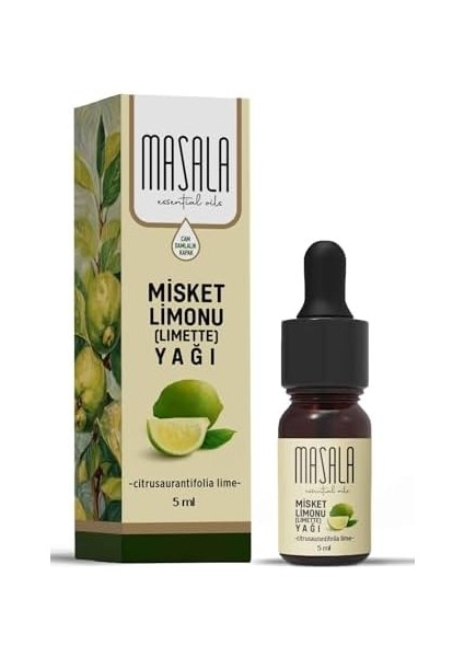 Masala Misket Limonu Yağı 5 ml - (Lime Essential Oil)